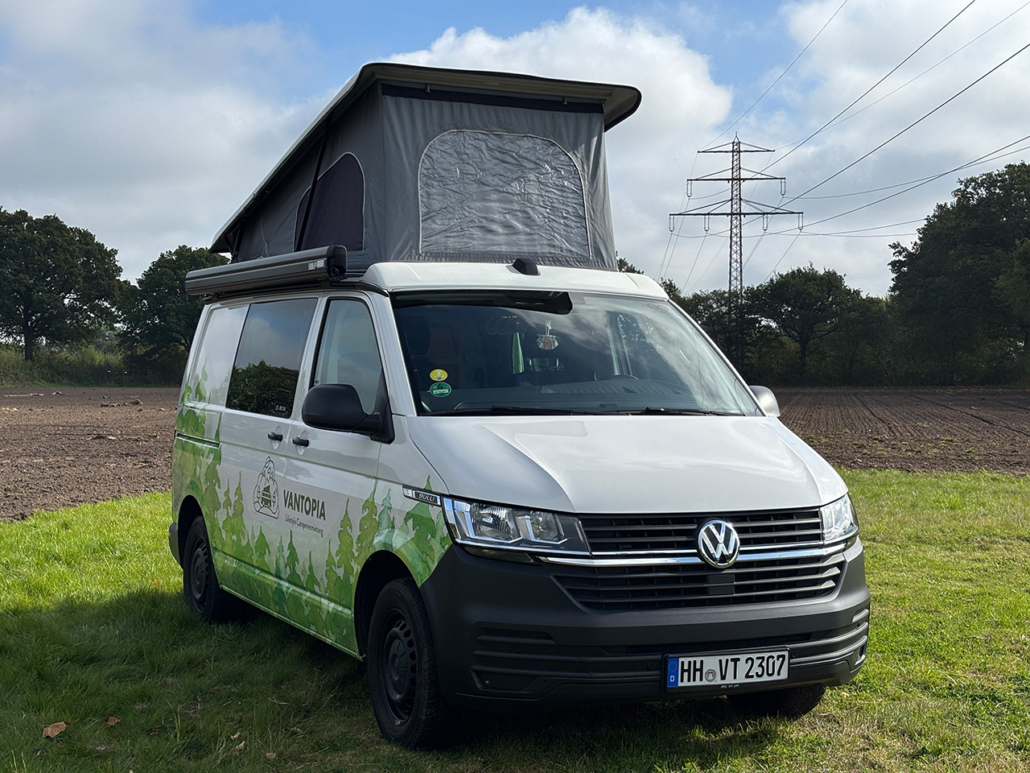 VANTOPIA Dreamer: VW T6.1 Automatik | Aufstelldach | 4 Schlafplätze | Solar